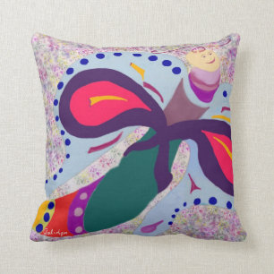 Butterfly in flight cushion