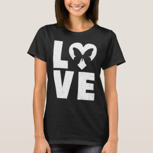 Butterfly In Heart Love T-Shirt