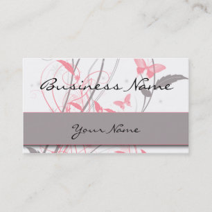 Butterfly in Honeysuckle Pink Business Card