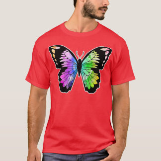 Butterfly in Rainbow Colours T-Shirt