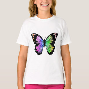 Butterfly in Rainbow Colours T-Shirt