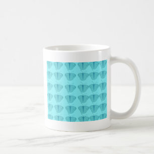 Butterfly in teal coffee mug