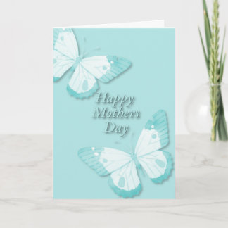Butterfly in Teal with Teal Card