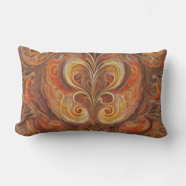 Butterfly in the Fall Design Lumbar Cushion (Front)