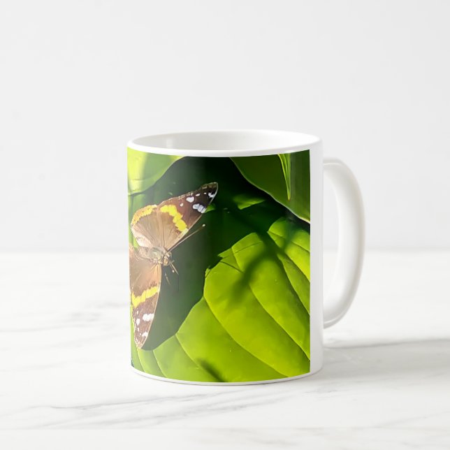 Butterfly in the Sun Coffee Mug (Front Right)