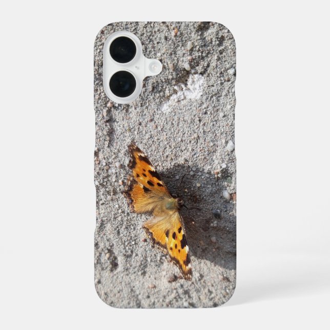 Butterfly in the Sunshine iPhone 16 Case (Back)