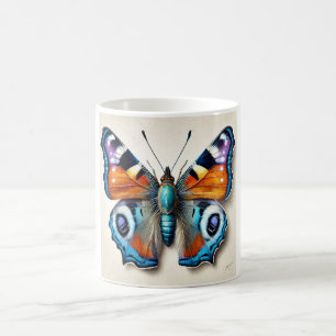 Butterfly in Watercolor and Ink 130624IREF121 - Wa Coffee Mug