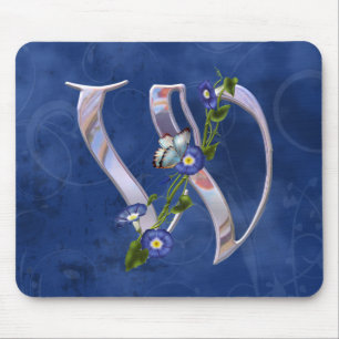 Butterfly Initial W Mouse Mat