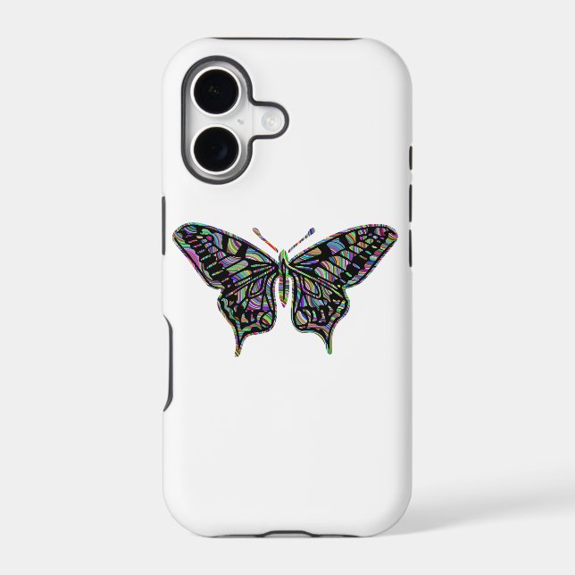 Butterfly insect art iPhone 11 Case (Back)