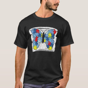 Butterfly Insect Entomology Entomologist Autism Aw T-Shirt