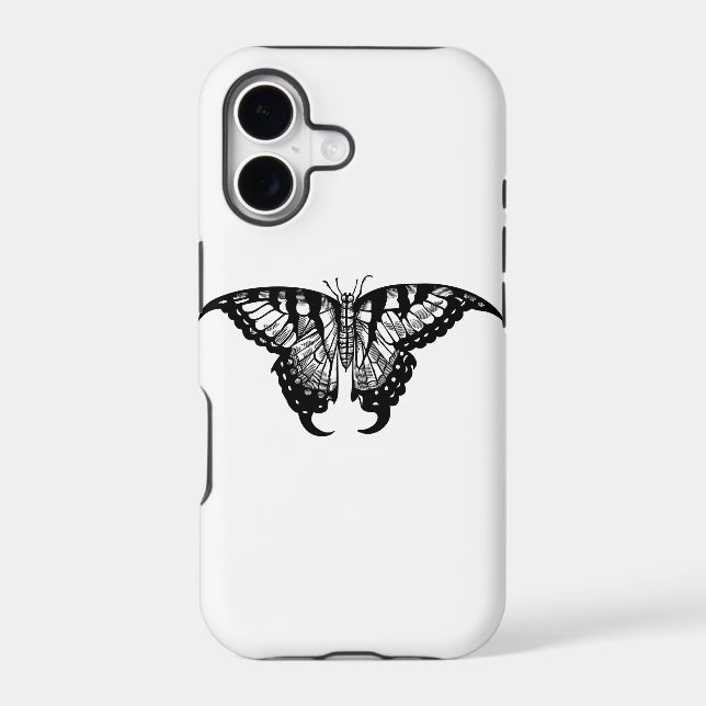 Butterfly Insect Line Art (Back)