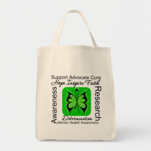 Butterfly Inspiration - Mental Health Awareness Tote Bag