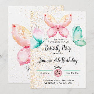 Butterfly Invitation