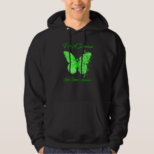 Butterfly Iu2019m A Survivor Lyme Disease Awarenes Hoodie