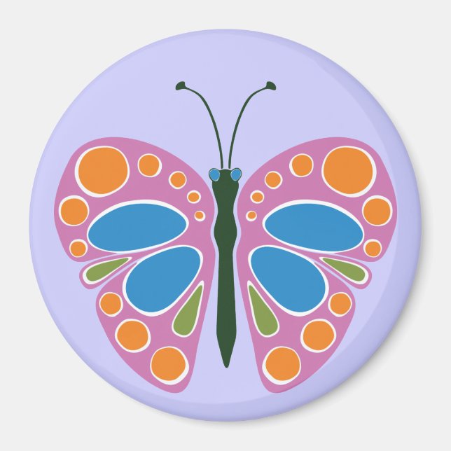Butterfly Jam: Pink Magnet (Front)