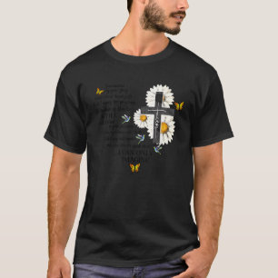 Butterfly Jesus Cross I Can Imagine Christian Reli T-Shirt