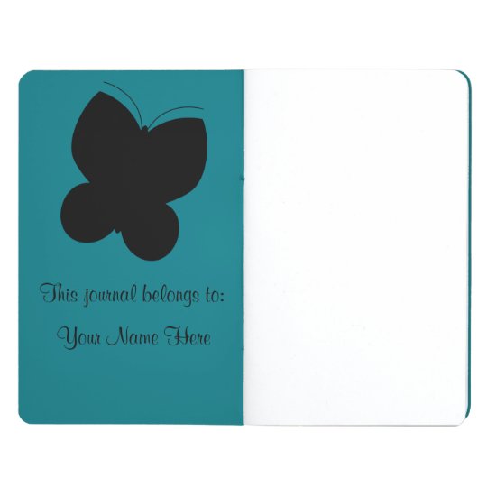 Butterfly Journal Personalizable