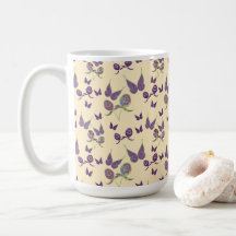 Butterfly Joy in Cream Classic Mug