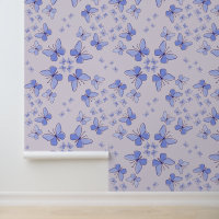 Butterfly Kaleidoscope in Blue & Lavender