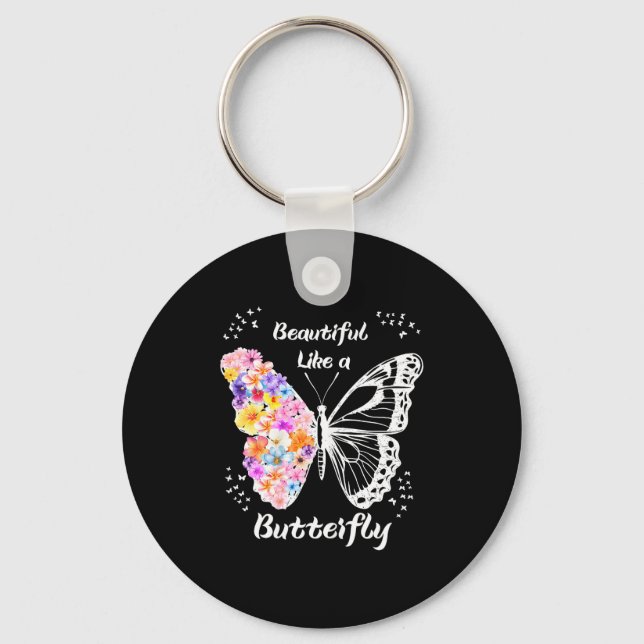 Butterfly  key ring (Front)