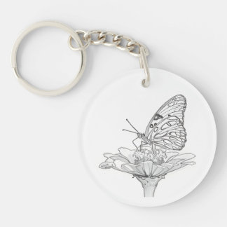 Butterfly keychain