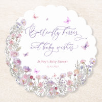 Butterfly Kisses and Baby Wishes Cute Baby Shower