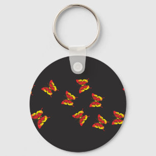 Butterfly Kisses and Dreams Key Ring