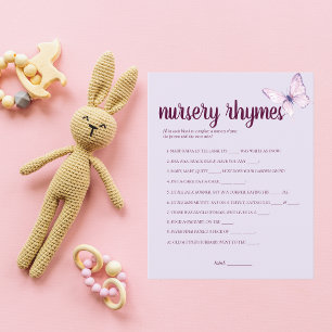 Butterfly Kisses Baby Nursery Rhymes Game   Purple