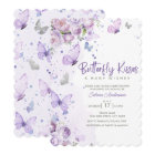 Butterfly Kisses & Baby Wishes Purple Baby Shower