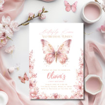 Butterfly Kisses Birthday Pink Butterfly Party