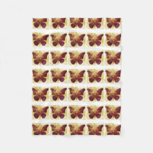 Butterfly Kisses Fleece Blanket