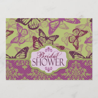 Butterfly Kisses Flirt BRS Invitation Card