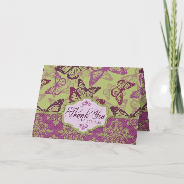 Butterfly Kisses Flirt TY Card (Front)