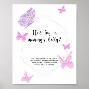 Butterfly kisses how big is mommy's belly game poster