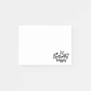 Butterfly Kisses Love Wedding Cute Butterflies Post-it Notes