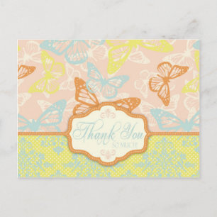 Butterfly Kisses Sweet TY Postcard
