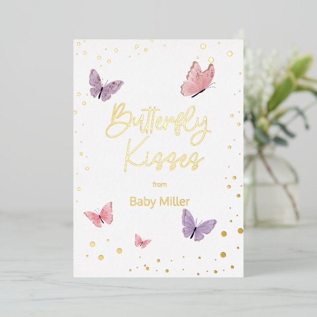 Butterfly Kisses Thank You  (Standing Front)