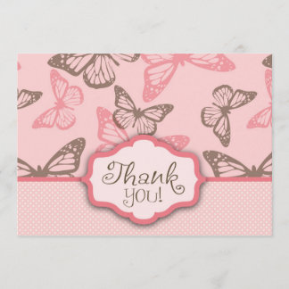 Butterfly Kisses TY Card 2 Pink