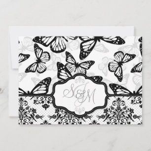 Butterfly Kisses Wedding Invitation Card_DrMullins