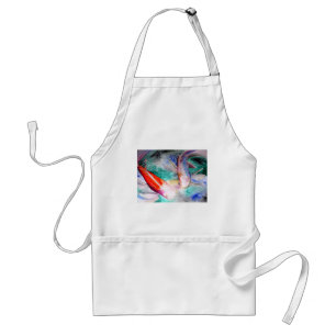 Butterfly Koi watercolour Japanese Fish Art Standard Apron
