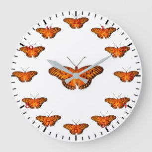 Butterfly Large Clock