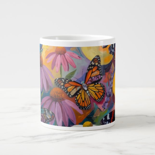 Butterfly  large coffee mug (Front)