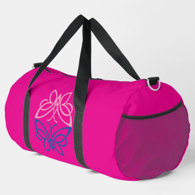 Butterfly Large Duffle Bag (Right Corner)
