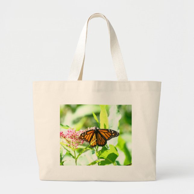 Butterfly Large Tote Bag (Front)