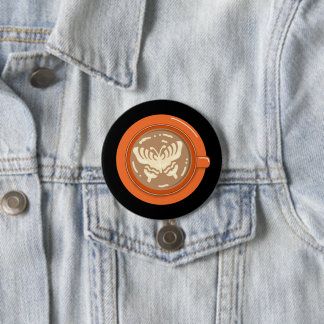 Butterfly Latte 7.5 Cm Round Badge