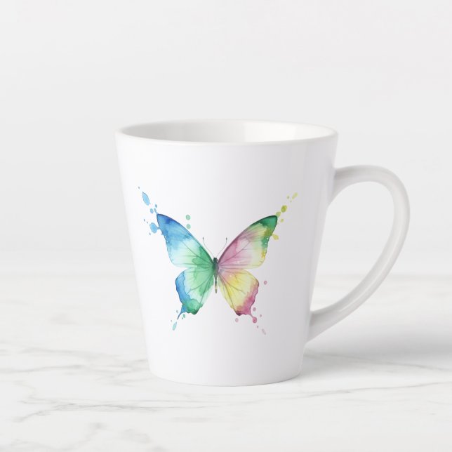 Butterfly Latte Mug (Right)