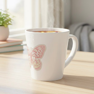 Butterfly Latte Mug