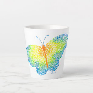 Butterfly Latte Mug