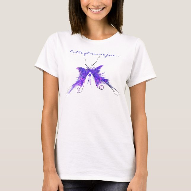 Butterfly- Lavendar T-shirt (Front)