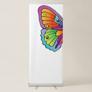 Butterfly Left Wing Retractable Banner